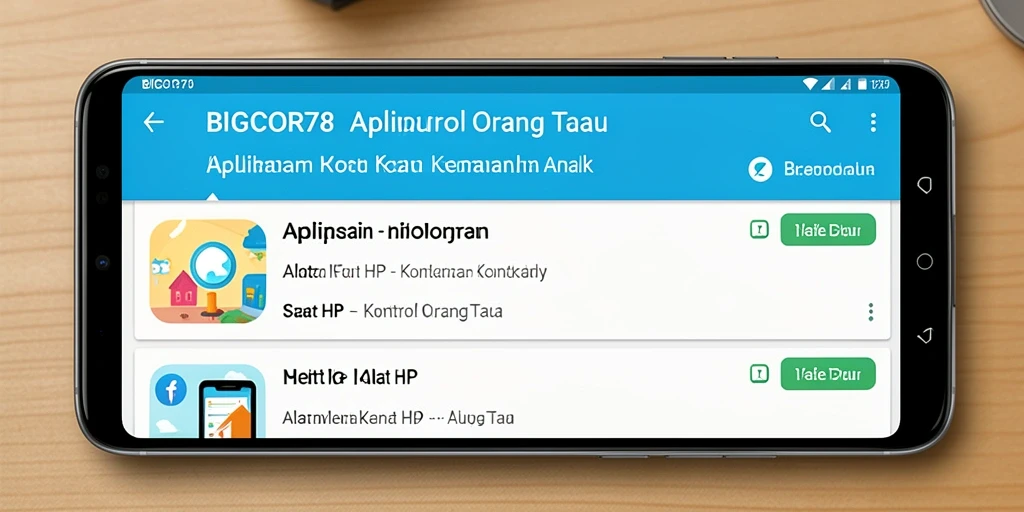 Antarmuka <strong>BIGCOR78</strong> yang sederhana dan mudah digunakan untuk kontrol orang tua.