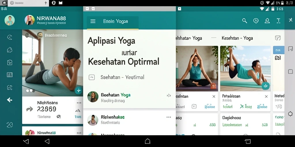 Antarmuka NIRWANA88 yang intuitif untuk latihan Yoga harian.