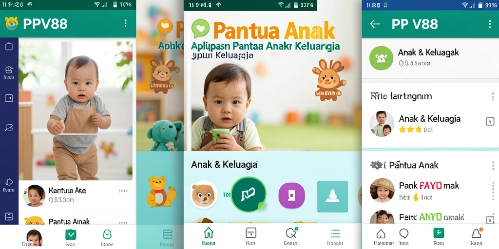 Antarmuka PPV88 yang intuitif untuk pemantauan anak.