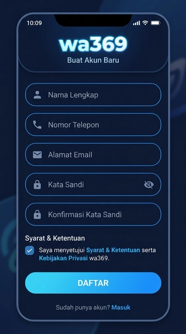 Panduan Registrasi Akun Baru wa369 untuk Android